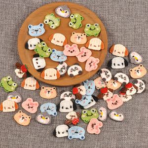 TEMU 20개 2cm 혼합 색상 미니 개/개구리 동물 패턴 장식용 패치 DIY 의류, 모자, 가방, 스카프용 - 수제 재봉 액세서리, 접착제 없음, 옷 패치, 배낭 패치, 자수 패치, 바느질 패치, 패치