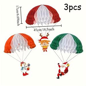 TEMU 3개 대형 종이 벌집 펜던트 - 파티, 웨딩, 생일, 크리스마스용 가벼운 벌집 우산 천장/장식용