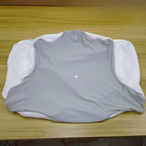 TEMU 나비 모양 베개 커버 - 인체공학적 목 지지, 부드럽고 시원함, 세탁기 사용 가능, 저단광 원단, 수면에 적합, 경추 베개에 이상적