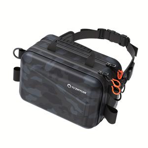 TEMU Yuzhiyuan 낚시 허리 가방 1개, 크로스바디 가방, 낚시 도구, 하드쉘 태클 가방, 대용량, 다중 부착 포인트, 담수 및 바닷물 낚시에 적합, 낚시 활동에 이상적인 선택, 낚시 애호가를 위한 완벽한 선물|힙색|방수가방