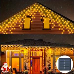 TEMU 태양광 LED 크리스마스 요정 조명 - 96개 LED 4미터/13피트 야외 스트링 라이트, 8가지 조명 모드, 따뜻한 화이트, 에너지 효율 높음 태양광 크리스마스 조명, 정원 및 홈 데코용, 축제 분위기, 내구성 플라스틱, 리모컨 포함, 솔라 아웃도어 라이트, 휴일 장식, 디자인, 태양광 전원 조명, 실외 태양광 스트링, 태양광 아웃도어 라이트