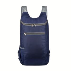 TEMU 1팩 아웃도어 여행 & 캠핑 접이식 가방, 남녀공용 컴팩트 백팩 - 초경량 휴대용 다목적 소형 러커백|스트링백팩