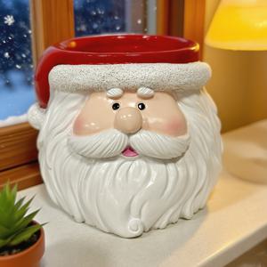 TEMU 1개 다기능 산타 클로스 모양 펜 홀더 | 레진 다육이 화분, 창의적인 만화 컵, 데스크탑 정리함, 축제 선물 보관 용기, 가족 및 친구를 위한 크리스마스 선물, 분위기 장식