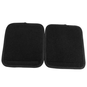 TEMU 2개 세트 미끄럼 방지 워커 핸들 그립 - 부드러운 쿠션 보조기구, 인체공학적 미끄럼 방지 팁, 가볍고 접이식 휠체어 및 지팡이 손잡이 패드, 수술 후 균형 유지용 내구성 (블랙)