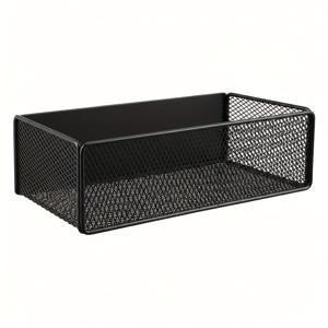 TEMU 자석 잠금 시스템이 있는 벽걸이 선반, 헤비듀티 & 화이트/블랙 메쉬 도어 - 조립 불필요 - 냉장고, 캐비닛, 팬트리용 무료 보관 선반 - 공간 절약형 자석 선반, 냉장고 & 벽 정리대 ( 랙)