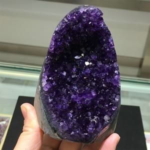 TEMU 천연 우루과이 암보이아스 클러스터 - 딥 퍼플에서 라벤더-퍼플 데코, 우루과이 혈관 홈, 사무실, 테이블 장식 - 우아한 형성, 생일, 집들이, 기념일 완벽한 선물 - 우루과이 콜