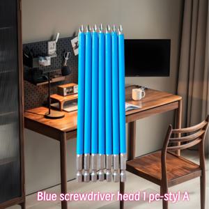 TEMU 자석 팁 미끄럼 방지 스크루드라이버 비트 - 헤비듀티 S2 경금속 (150mm/5.91