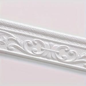 TEMU 3D 자가 점착 방수 벽 스트립, 3.15 x 90.55인치 - 다양한 색상으로 제공 | 홈 데코 및 프레임 밀봉에 적합 | 플라스틱 재질로 제작 | 범용 패널에 적합 | 간편한 설치, 11가지 행사에 완벽한 선물