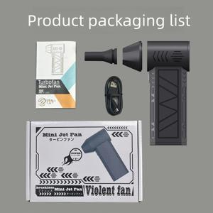 TEMU 새로운 폭력적인 터빈 팬, 13,000 RPM 고속 휴대용 블로워 (눈 제거, 먼지 제거, 캠핑, 야외 사용, 개인 냉각, 자동차, 건조기, 키보드, 컴퓨터용), 내구성 있는 구조, 컴팩트한 디자인, 경량 팬, 강력한 블로워, 휴대용 팬|차량용선풍기|캠핑선풍기