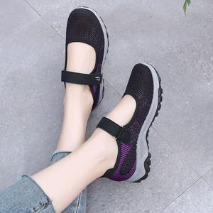 TEMU 여성 여름운동화 엄마화 캐주얼화 운동용 워킹화 메쉬 운동화 가볍고 편안하다 펀칭 통풍 데일리 캐주얼