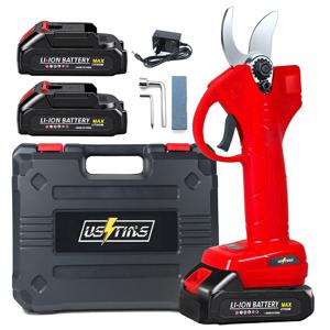 TEMU OCICC 무선 충전식 전동 가지치기 가위 - 리튬 배터리 장착, 강력한 절단력, 편리한 휴대 및 보관, 정원 가꾸기 필수 도구, 나뭇가지 절단 일일이 수고 덜고 효율UP!