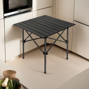 TEMU 야외 피크닉을 위한 필수품: 가벼운 접이식 캠핑 테이블 - 휴대용 금속 테이블 - 캠핑, 하이킹, 부활절, 독립기념일, 추수감사절, 크리스마스, 할로윈을 위한 필수품입니다.