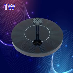 TEMU 1개 HEERTTOGO 태양광 분수 펌프 - 조절 가능한 스프레이 패턴, 정원용 야외 워터 피처, 연못, 수영장용 - 내구성 있는 플라스틱, 블랙, 탈부착 디자인, 연못 공기 주입, 장식용 물 분사