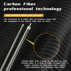 TEMU 58인치 순수 탄소 섬유 물고기 비늘 소프트 그립 빌리어드 큐 (12.5mm 팁) - 내구성, 인체공학적 디자인으로 향상된 제어력 및 편안함, 풀 & 빌리어드에 적합, 풀 큐 | 인체공학적 그립 | 내구성 탄소 섬유