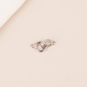 TEMU 1개 구리 도금 18K 금도금/화이트 골드 클라스프, DIY 비즈 팔찌 및 주얼리 액세서리용 목걸이 엔드 캡, 비즈 목걸이 클라스프, 주얼리 제작용 참, 주얼리 커넥터