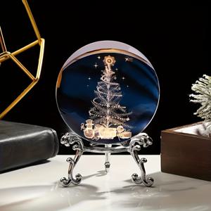 TEMU 1개입, 6cm 볼 (눈사람 & 장미 디자인), 메탈 스탠드 포함, 홈 데코, 크리스마스 선물, 발렌타인데이, 어버이날, 생일 선물, 침실 및 거실 테이블 상단을 위한 작은 장식 액센트로 완벽