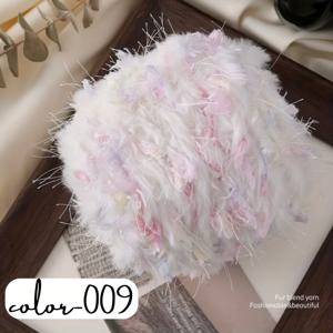 TEMU 100g/팀 핸드메이드 롱 플러프 인조 모피 얀, 풍성하고 밀착감 좋은 특수 혼방, 털 빠짐 방지, 수제 스웨터, 모자, 숄, 코트, 수공예품 제작용, 뜨개용품, 울 뜨, 그라데이션 뜨개실, 뜨개실, 대용량 뜨개실, 뜨개실세트