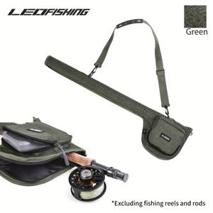 TEMU LEOFISHING 휴대용 플라이 낚시 보관 가방, 낚시대 및 릴 수납 완벽한 낚시대 및 릴 보호 낚시 장비 케이스 낚시 