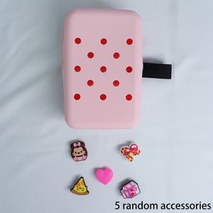 TEMU 5개의 랜덤 펜던트가 있는 1개 실리콘 물병 가방, 40oz 20oz용 물병 핸드헬드 가방 (텀블러 가방 스포츠 피트니스 병 액세서리)