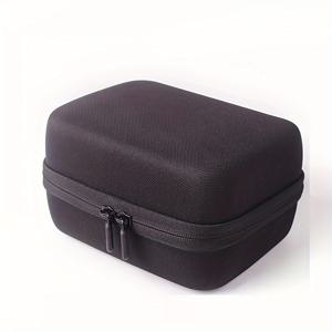 TEMU 1pc 컬러풀 유리 병 정리 가방 - 네일 폴리시, 메이크업 브러시 및 여행 필수품을 위한 대용량 휴대용 보관 케이스, 브러시, 립 글로스 및 립스틱, 브러시 홀더, 재미있는 디자인, 튼튼한 지퍼 잠금 장치가 있는 컴팩트 화장품 정리 가방