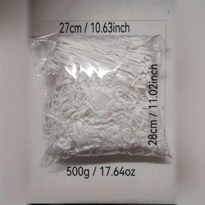 TEMU 500g/17.6oz 라피아 풀 선물 상자 충전재 - 질감 있는 티슈 페이퍼 & 수공예 분쇄 페이퍼 크럼이 있는 주름 풀 충전재, 천연 갈색/빨간색, 생일, 결혼식, 신부 들러리 선물, 부활절 & 발렌타인데이 선물 상자용 장식용 주름 질감