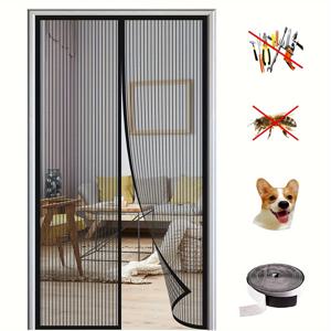 TEMU 자동 닫히는 창문용 자석식 모기장 프레임