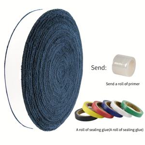 TEMU 배드민턴 racket, 테니스 racket 및 기타 스포츠용 10미터 대형 타월 그립 테이프입니다. 두꺼운 땀 흡수 그립 테이프는 미끄럼 방지 및 편안함을 향상시켜 스포츠, 테니스, 낚시 및 슬링샷에 적합합니다.|스포츠타올