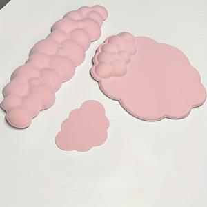 TEMU 3개 XWLR 인체공학적 메모리 폼 손목 받침 마우스 및 키보드 패드 - 집, 사무실, 게임용 미끄럼 방지 편안한 지지대, 향상된 타이핑 및 컴퓨터 사용을 위한 핑크 디자인, 마우스 패드, XWLR