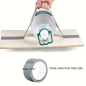 TEMU 초강력 방수 덕트 테이프, 초강력 접착 패브릭 카펫 실버 그레이 테이프, 벽, 플라스틱, 유리, 나무, 돌, 금속 표면용, 10/20미터 롤, DIY 홈 데코 & 사무실용
