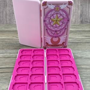 TEMU 스위치/Oled 범용 게임 카드 케이스 24-in-1 저장 카드 홀더/ 보호대, 24개의 게임 카드 + 24개의 TF 카드 보관, 내구성 있는 카드 케이스, 정리함, 삼성 갤럭시 Z 플립 케이스용, 삼성 갤럭시 Z 플립 케이스용, 조이콘용, 삼성 플립 케이스용, 커버, 스위치 케이스, 보호대, 조이콘 커버