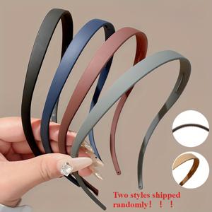 TEMU 4개 여성용 무광 U자형 안경 헤어밴드 & 헤어후프 - 미끄럼 방지 비처방 안경 홀더, 멀티컬러 (블랙, 네이비, 브라운, 그린, 그레이, 베이지, 화이트, 다크 브라운) - 헤어 액세서리, 안경, 헤어밴드, 헤어랩 - 안경, 헤어밴드, 땋은 머리, 번, 포니테일과 호환 가능