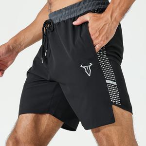 TEMU 남성용 퀵드라이 반사 스윔쇼츠 - 포켓 포함, 서핑 및 수상스포츠용 루즈핏 쇼츠, 코팅, 벨트 없음, 세탁기 사용 가능, 서프보드 및 제트스키용 수영복