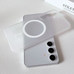 TEMU 삼성 S25 S24 S23 S22 S21 A15 A25 A35 A55 A05 A16 A06 플러스 울트라 슬림 무선 충전 카메라 보호 커버용 매트 범퍼 자석 케이스