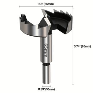 TEMU 1개 6mm-85mm 포스트너 목공 도구 홀 소 경첩 보링 드릴 비트 라운드 샹크 고탄소강 커터