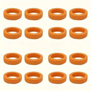 TEMU 24개입 캐리어 교체용 바퀴, 풀 로드 박스, 보호 커버 액세서리, 여행용 박스, 무소음 캐스터, 바퀴, 링