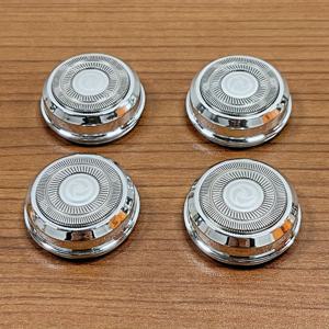 TEMU 1개/2개/3개/4개의 전기 휴대용 면도기용 예비날, 남성 캡슐 쉐이버 교체용 날, 다양한 미니 면도기에 적합한 업그레이드된 듀얼 링 블레이드 메쉬, 스테인리스 자가 연마형 - 최고의 아버지의 날 선물