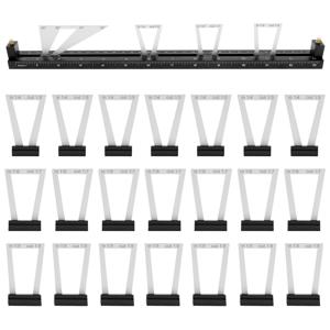 TEMU 28pcs 도브테일 마킹 게이지 알루미늄 합금 도브테일 스크라이빙 도구 다기능 도브테일 마킹 도구 조절 가능한 목공 도브테일 도구 목공 작업용 도브테일 가이드 측정 도구 목공 도브테일 도구 도브테일 마커 가이드 다기능