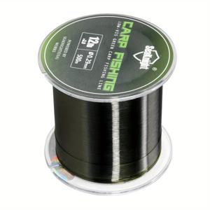 TEMU SEAKNIGHT 500m/547Yds 초강력 잉어 낚시줄 - 헤비듀티 모노필라멘트 나일론 메인 라인 (0.26mm-0.40mm, 4.54KG-11.34kg) 투명, 그린 컬러 코드 - 대형 잉어, 파이크, 송어, 메기용 전문가급 낚시줄