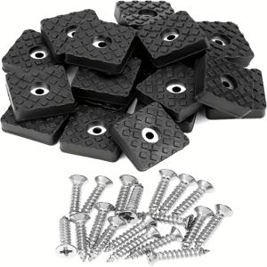 TEMU 18개 세트 고강도 고무 가구 보호 패드 (나사 포함) - 미끄럼 방지, 스크래치 방지, 흡수 패드, 테이블/의자용 미끄럼 방지 패드 (30mm/22mm, 테이블, 의자 호환)