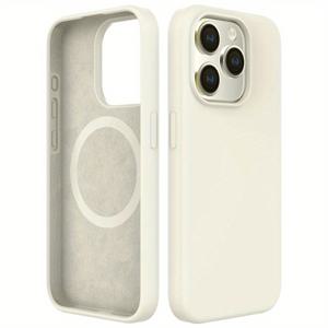 TEMU 아이폰 17 프로 맥스, 17 에어, 17 시리즈, 16 프로 맥스, 14 프로 맥스, 13 미니, 12 미니 플러스용 소프트 터치 마그네틱 케이스 - 슬림하고 가벼운 충격 방지, 무선 충전 지원 전체 커버리지, Magsafe 폰 케이스, 아이폰 17 프로 맥스 케이스