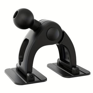 TEMU 회전 가능한 플랫/표면 장착 범용 차량 휴대폰 홀더 - 접착식 대시보드 마운트, 모든 자동차용 조절 가능 ABS 내비게이션 홀더, 안전한 핸즈프리 카 액세서리