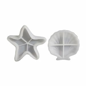 TEMU 2pcs 스타피시 껍질 트레이 실리콘 모양, 도자기 모양, 바다 테마 촛불 홀더 모양, 홈 장식 DIY 콘크리트 장식 실리콘 모양, 트레이 만들기 모양, 보석 트레이 만들기, DIY 홈 장식 만들기, 데스크탑 장식, 분위기 장식, 석고, 레진, 도자기, 콘크리트 및 기타 수공예 프로젝트에 적합합니다.