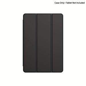 TEMU 2019년형 A 10.1 (SM-T510/T515)용 초슬림 브래킷 하드 쉘 보호 커버, 인조 가죽 접이식 보호 케이스