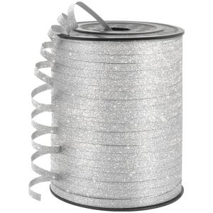 TEMU 500야드 반짝이는 은색 리본 - 풍선, 선물 포장, 꽃꽂이, 꽃병, 크리스마스, 새해, 발렌타인데이, 생일 장식용 스파클링 컬링 리본, 공예용 리본, 축제 장식