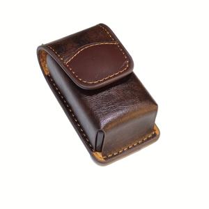 TEMU 한 팩, 스크래치 방지 벨벳 안감과 가볍고 휴대하기 쉬운 디자인의 독서용 안경 케이스 (갈색)