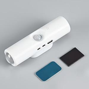TEMU 미니 모던 모션 센서등 1개, 3가지 색상 조절 가능 LED 센서 램프, USB 충전식 야간 조명, 계단, 침실 및 복도에 적합.