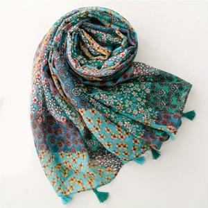 TEMU 여성용 우아한 소프트 숄 & 스카프 - 사계절 활용 가능한 롱 프린트 스카프, 따뜻한 겨울 숄, 비치 스카프, 아웃도어 폰초, 논스트레치 장식 액세서리