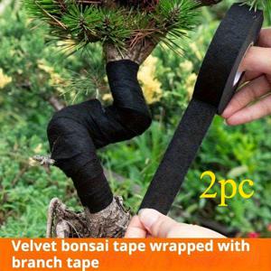 TEMU 2롤 (각 15m) 고강도 식물 성형 테이프 - 나무 가지 분기 가이드, 분재 와이어링 접착제, 과일 나무 훈련 및 토피어리 제어, 유연한 패브릭 랩, 잔여물 없이 쉽게 제거, 실외용