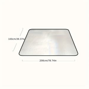 TEMU [접이식 캠핑 매트] 1개 접이식 캠핑 매트 | 텐트 매트, 피크닉 비치 블랭킷, 야외 피크닉, 텐트, , 트레킹에 적합