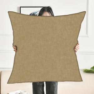 TEMU 1개 모던 스타일 사각 베개커버, 3가지 사이즈 & 6색상, 리넨 소재, 양면 디지털 프린트, 지퍼 포장, 세탁기 사용 가능. 거실·침실·사무실·차량 장식용. 베개솜 별도